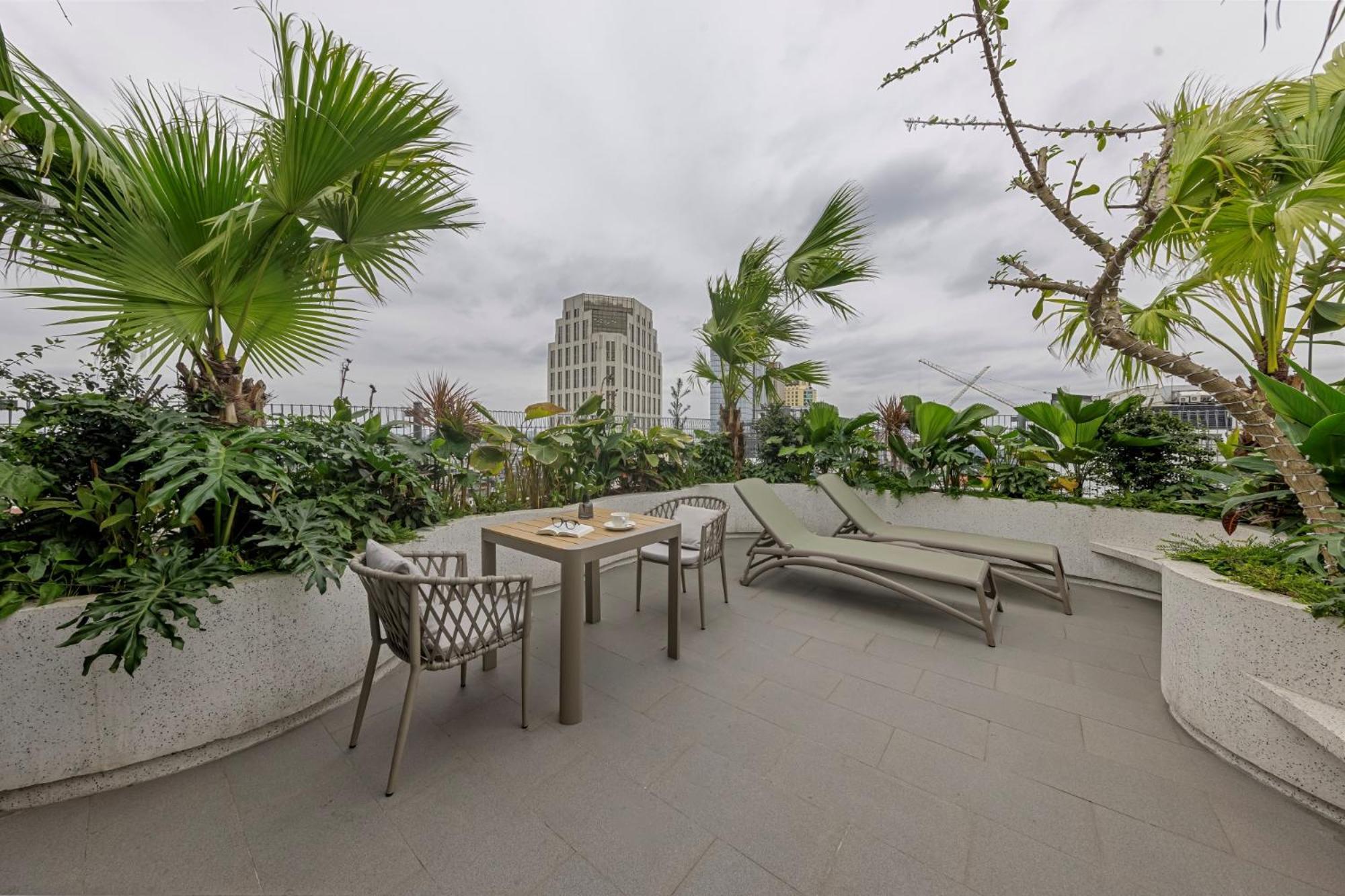 La Siesta Classic Hang Thung Hanói Exterior foto Rooftop garden